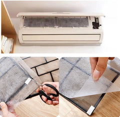 new 10 Pack Mini Split Air Conditioner Vent Filters Cover Anti-Dust White 07FC0E-D4 - KOEEK