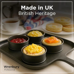 Crumpet Rings Nonstick 3.5 inch - English Muffin Rings 07FC0E-D4 - KOEEK