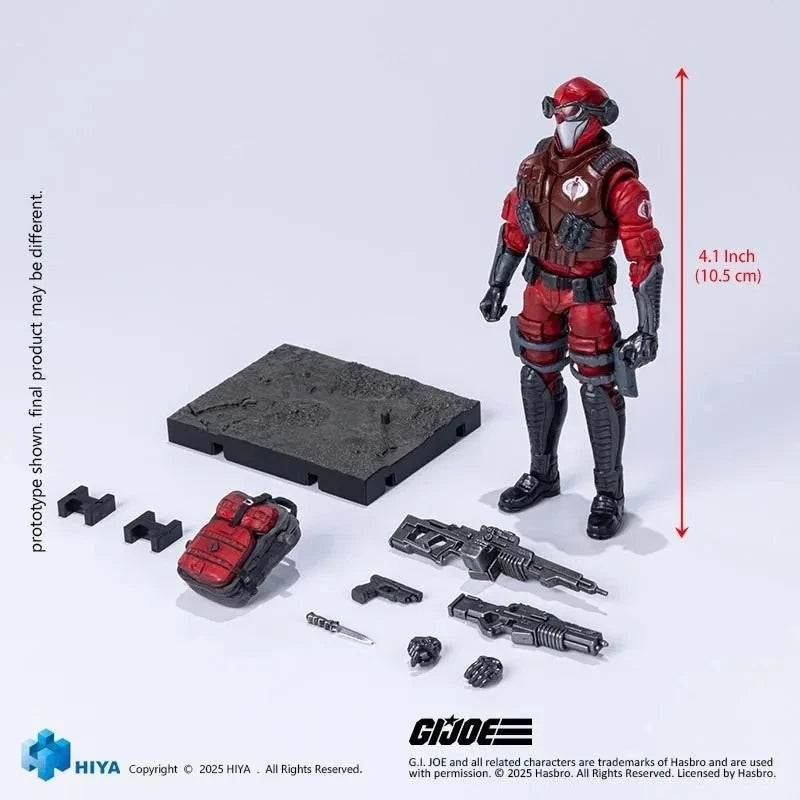 In Stock HIYA EMG0461 G.I.Joe Crimson Viper 1/18 Exquisite Mini Action Figure HIYA - KOEEK
