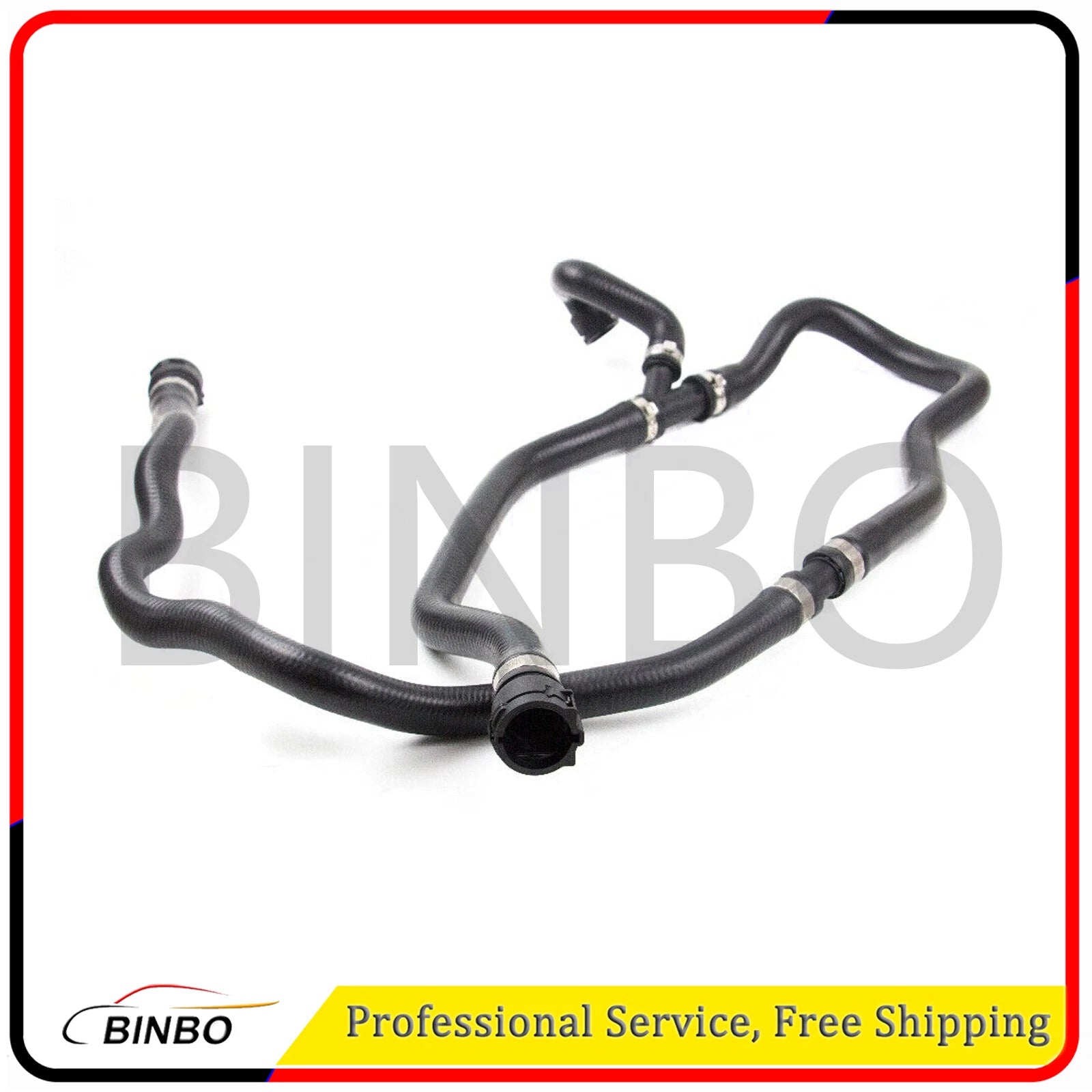 Expansion Tank Lower Coolant Hose For 04-05 BMW 525i 530i 17127519258 2.5L L6 07FC0E-D4 - KOEEK