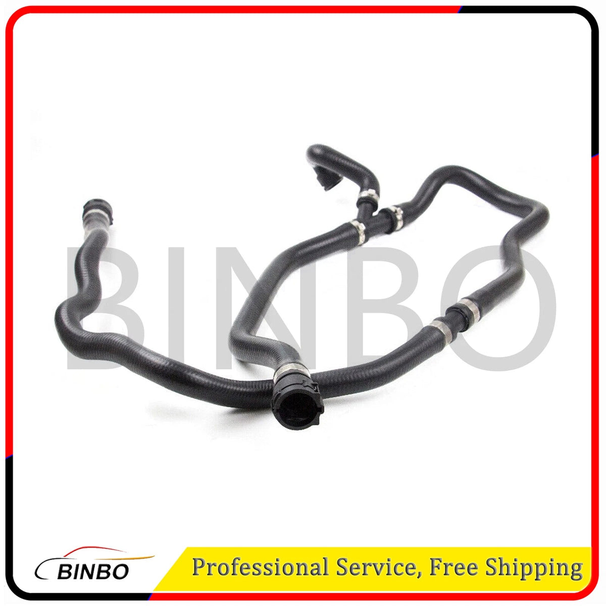 Expansion Tank Lower Coolant Hose For 04-05 BMW 525i 530i 17127519258 2.5L L6 07FC0E-D4 - KOEEK