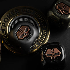 Black Technology Metal Dice luck Pendant EDC Necklace Knife Pendant Men Boy Toy 07FC0E-D4 - KOEEK