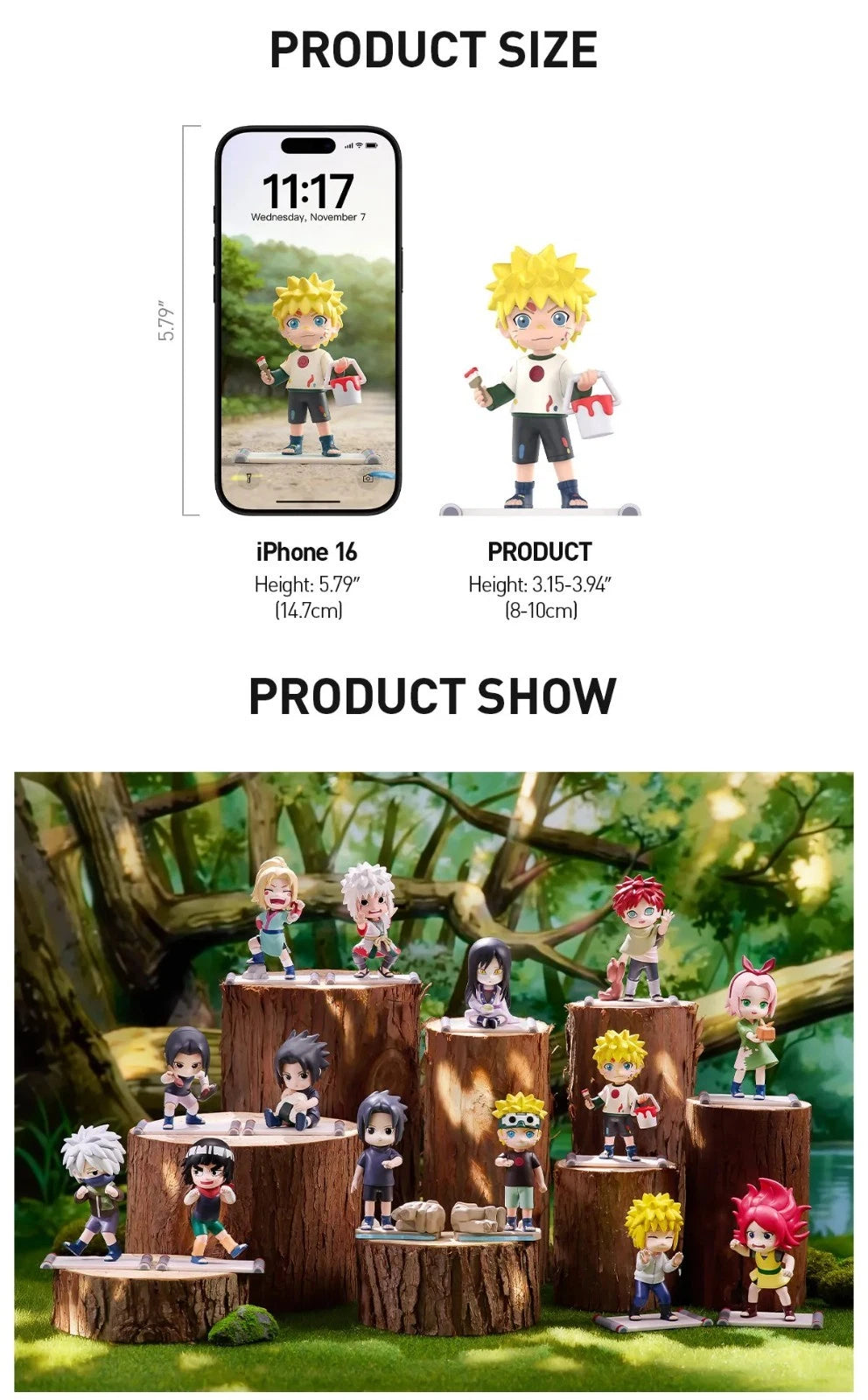 POP MART Naruto Shippuden Childhood Series Confirm Figure Sealed Bag in Open Box 07FC0E-D4 - KOEEK