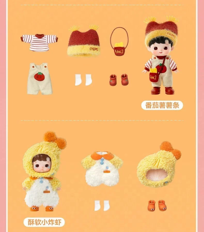 HACIPUPU Little Foodie Series 1/12 Action Figure Blind Box Confirmed Toy Gift 07FC0E-D4 - KOEEK
