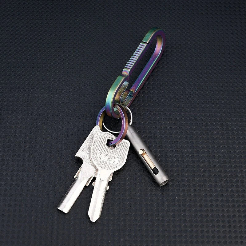 EDC Mini Titanium Brass Infinity Pencil Portable Writing Tool Keychain Outdoor 07FC0E-D4 - KOEEK