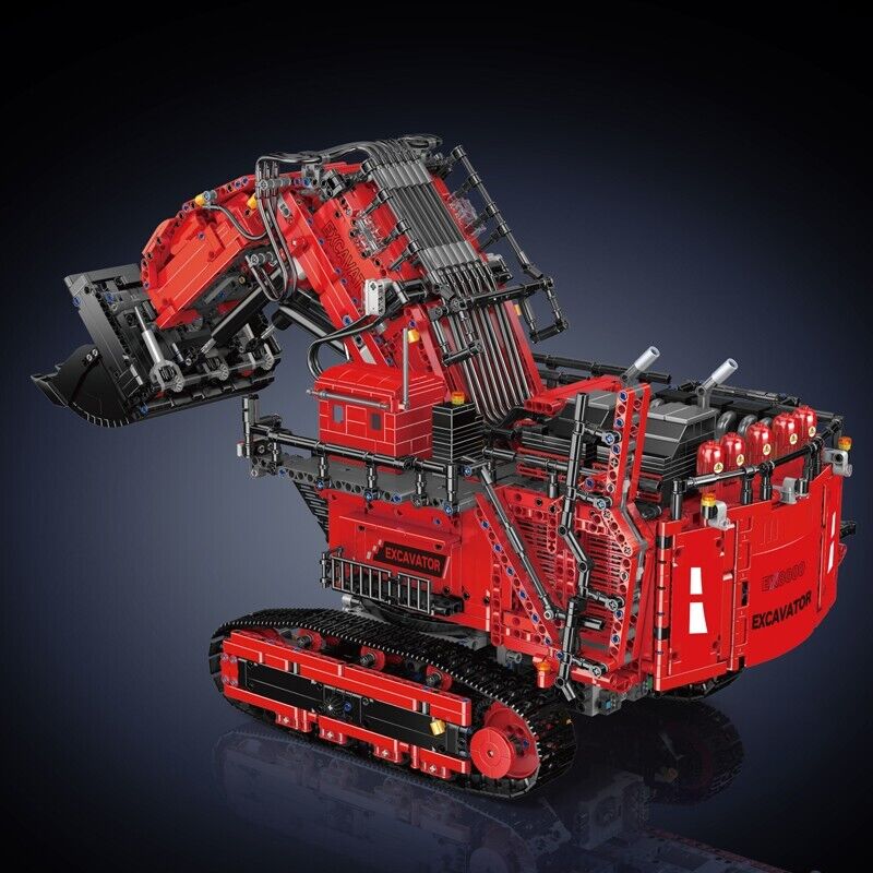 new Mould King 17071 Red Excavator Bulldozer Engineering RC Building Block Toy MOULD KING - KOEEK