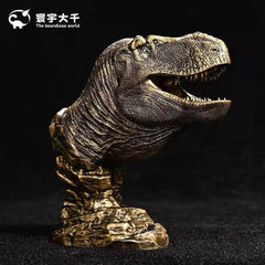 Tyrannosaurus Rex king of the sand Dinosaur Statue Head Model Display PVC 07FC0E-D4 - KOEEK