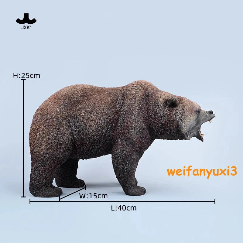 1/6 JXK Brown Bear Model Realistic Fierce Animal Soldier Scene GK Statue Toy 07FC0E-D4 - KOEEK