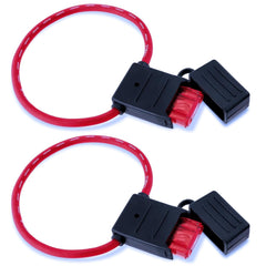 new 10 Gauge Inline Fuse Holder: 12V-32V with 50 AMP Maxi Blade Fuses &... 07FC0E-D4 - KOEEK