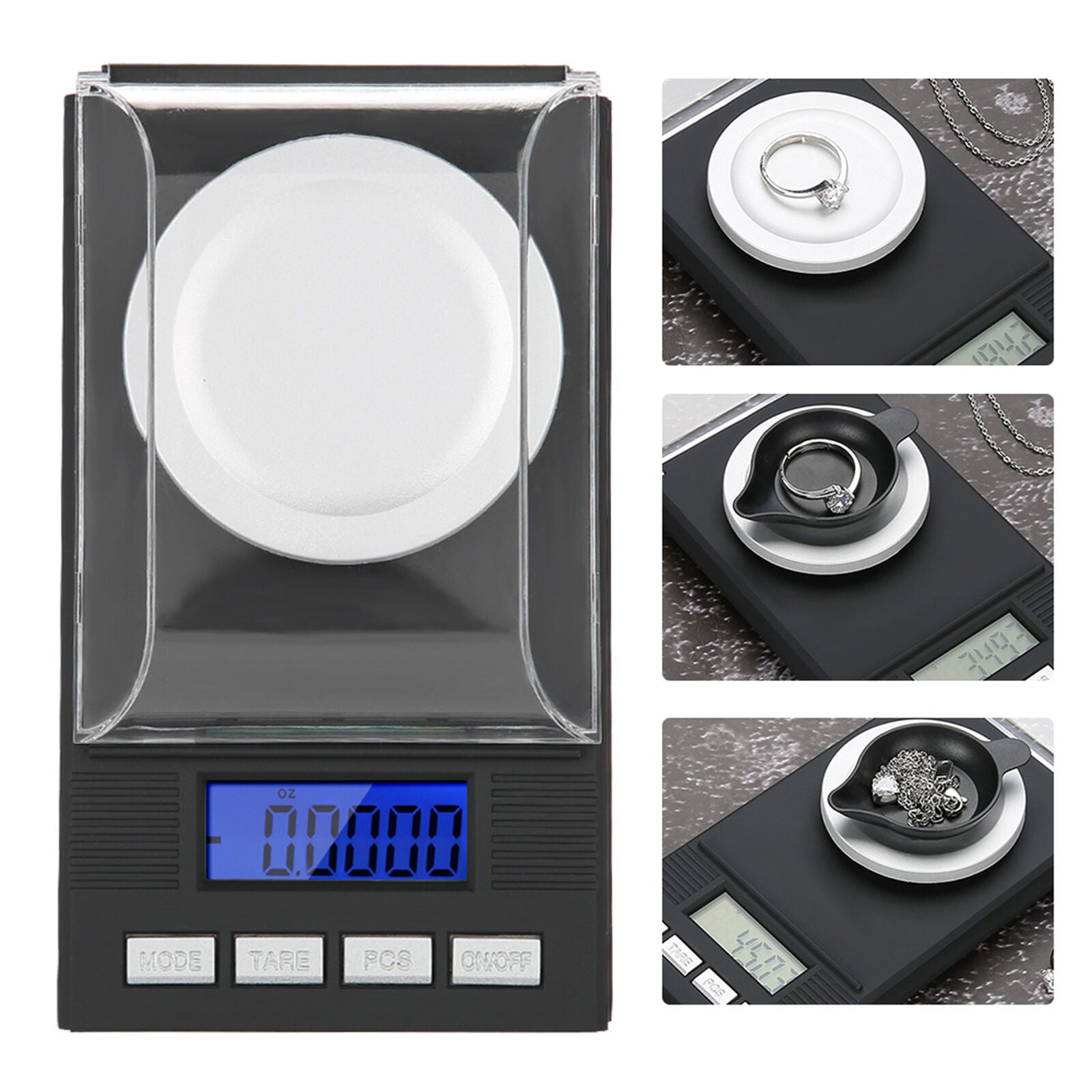 new Mini Portable High Accuracy 0.001g Pocket Jewelry Scale With LED Digital koeek - KOEEK