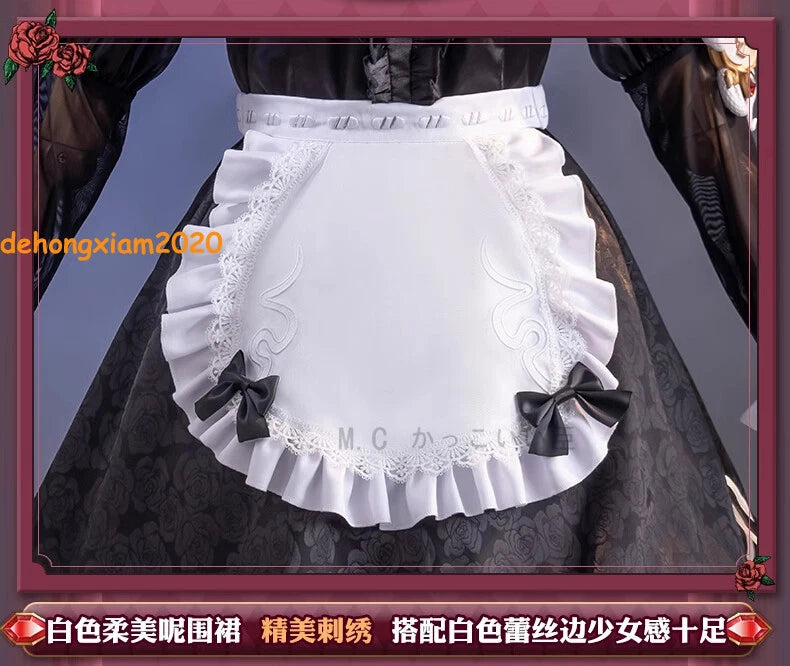 Identity V Priestess Cosplay Costume Fiona Gilman Women Maid Dress  Halloween 07FC0E-D4 - KOEEK