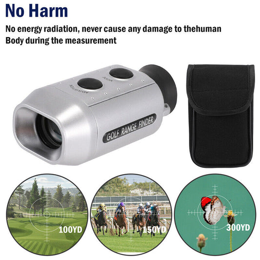 ny 1000 Yards Laser Range Finder for Jakt Bueskyting Golf 7X vanntett veske