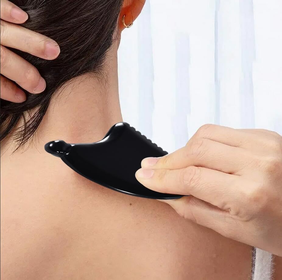 new Gua Sha Facial Tools Stone Obsidian Face Massager Gua... 07FC0E-D4 - KOEEK