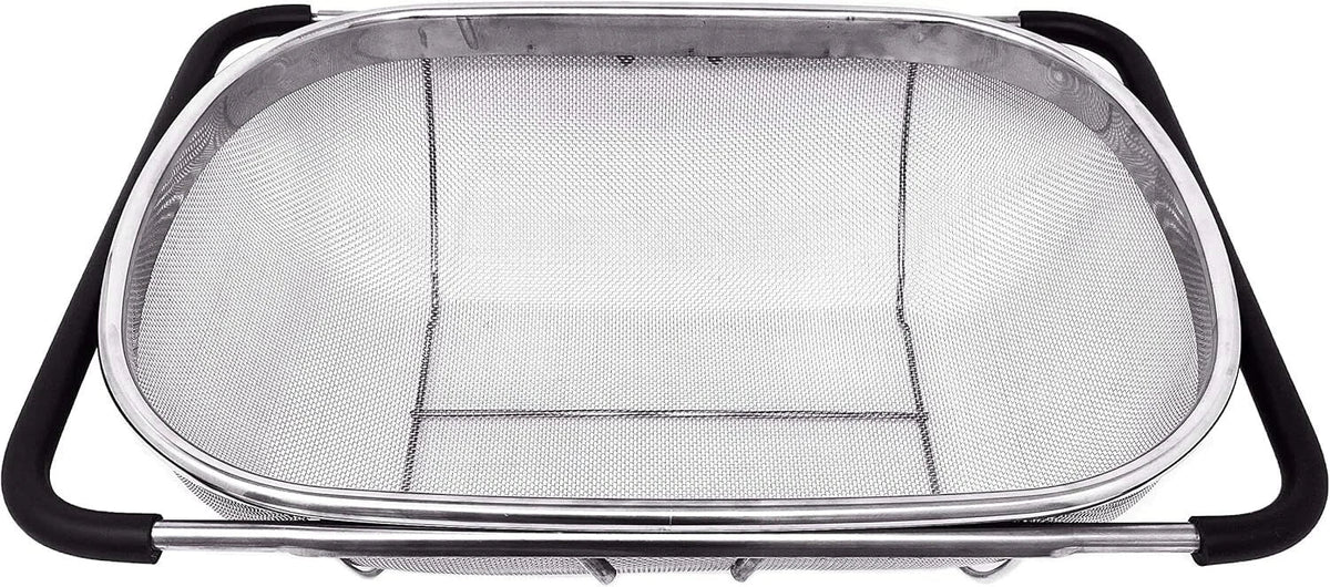 Over the Sink Colander Strainer Basket Stainless Steel, For Kitchen Sink 07FC0E-D4 - KOEEK