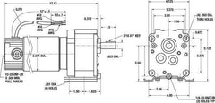 ny Dayton 2H575 Dc girmotor, 160,0 In-Lb Maks. Dreiemoment, 90 Rpm Navneskilt Rpm, 90V