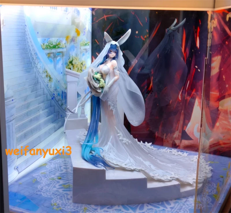 APEX Azur Lane  Jersey Snow-White Ceremony Ver. 1/7 LED Acrylic Display Box 07FC0E-D4 - KOEEK