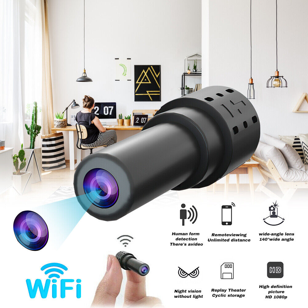 ny HD 1080P Mini Spy Camara De Seguridad WiFi Home Security Skjult videokamera kamera