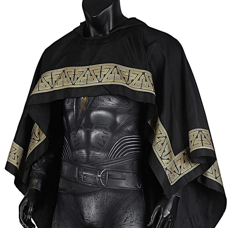 Black Adam Teth-Adam Bodysuit Cosplay Costume Suit Cloak Halloween Outfit 07FC0E-D4 - KOEEK