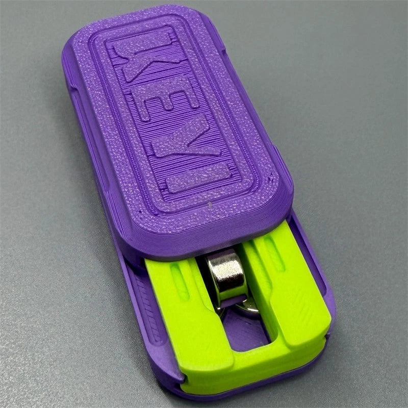 Novel Vibrating EDC Fidget Slider Stylish Plastic Mechanical Push Fidget Toys 07FC0E-D4 - KOEEK