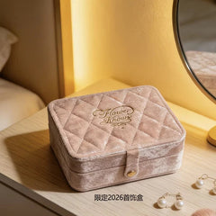 Flower Knows 2026 Limited Velvet Jewelry Box Quilted Cosmetic Storage Case FLOWER_KNOWS - KOEEK