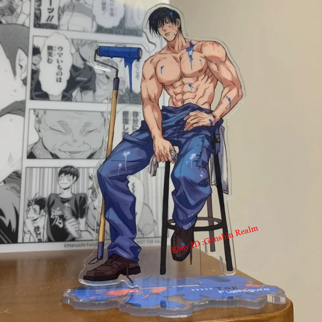 Anime Jujutsu Kaisen Fushiguro Toji Acrylic Desktop Stand Decor Collection 12cm 07FC0E-D4 - KOEEK