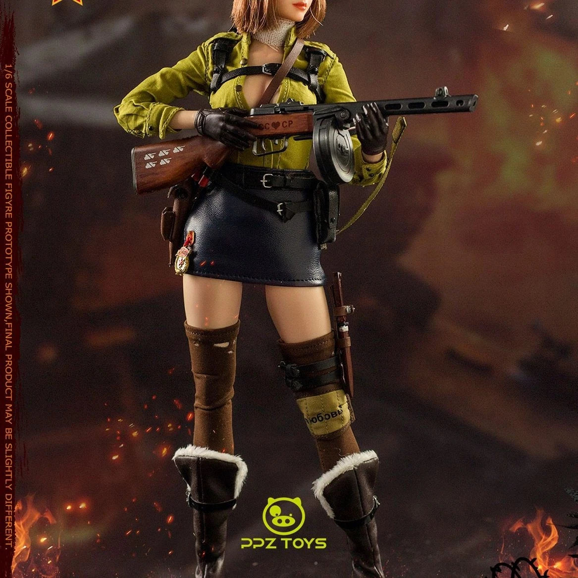 1/6 FLAGSET FS73036 CCCP Soviet Tank Lieutenant Galina 12" Action Figure Collect FLAGSET - KOEEK