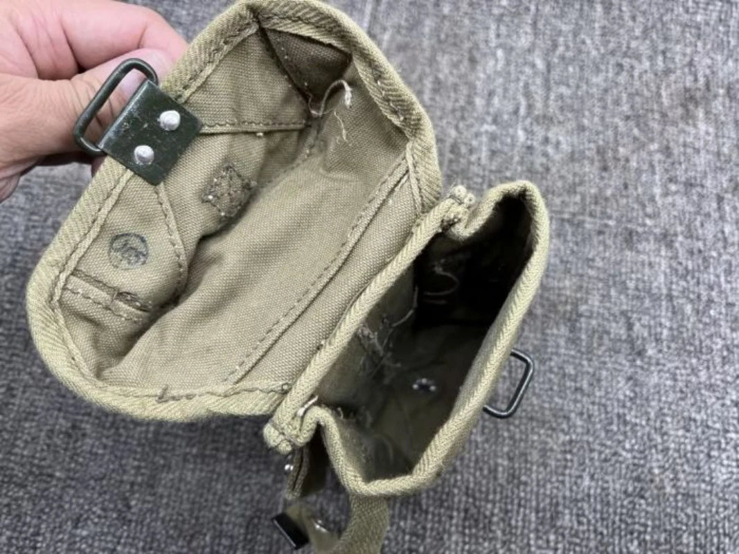 SCARCE SURPLUS VIETNAM WAR YEAR US ARMY CANVAS AMMO POUCH 07FC0E-D4 - KOEEK