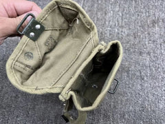 SCARCE SURPLUS VIETNAM WAR YEAR US ARMY CANVAS AMMO POUCH 07FC0E-D4 - KOEEK