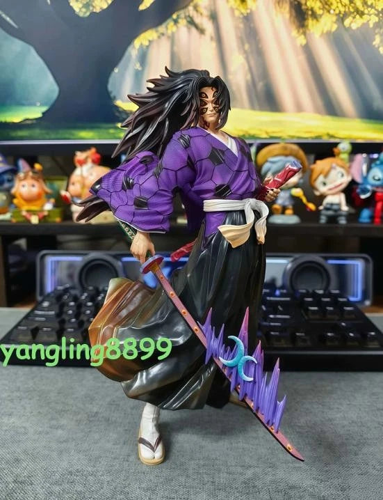Demon Slayer Kokushibo Model PVC Figure Desk Decor Anime Toy Gift 25cm no Base 07FC0E-D4 - KOEEK