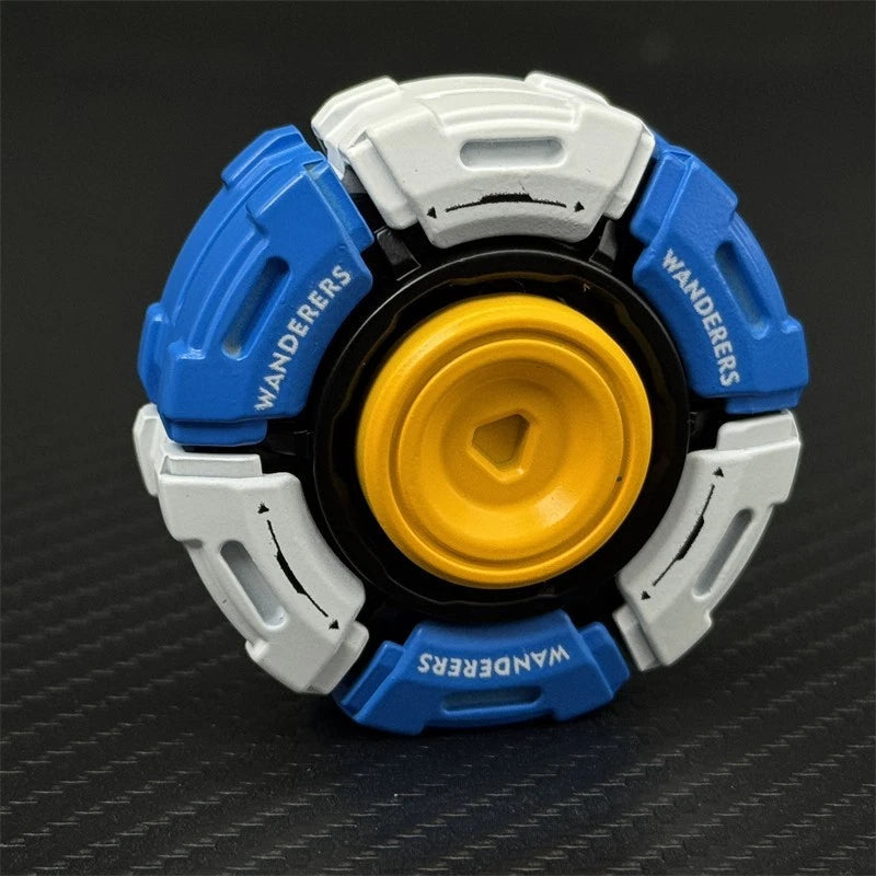 Future Mecha Style EDC Hand Spinner Zinc Alloy Silent Fidget Spinner Open Armor 07FC0E-D4 - KOEEK