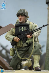 DID WWII US 2nd Ranger Battalion Private First Class Reiben 1/12 Action Figure DID - KOEEK