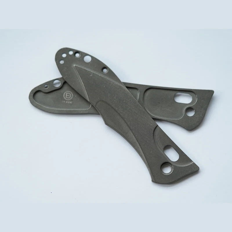 1 Pair Custom Made TC21 Titanium Alloy Knife Handle Scales for Benchmade 730 07FC0E-D4 - KOEEK