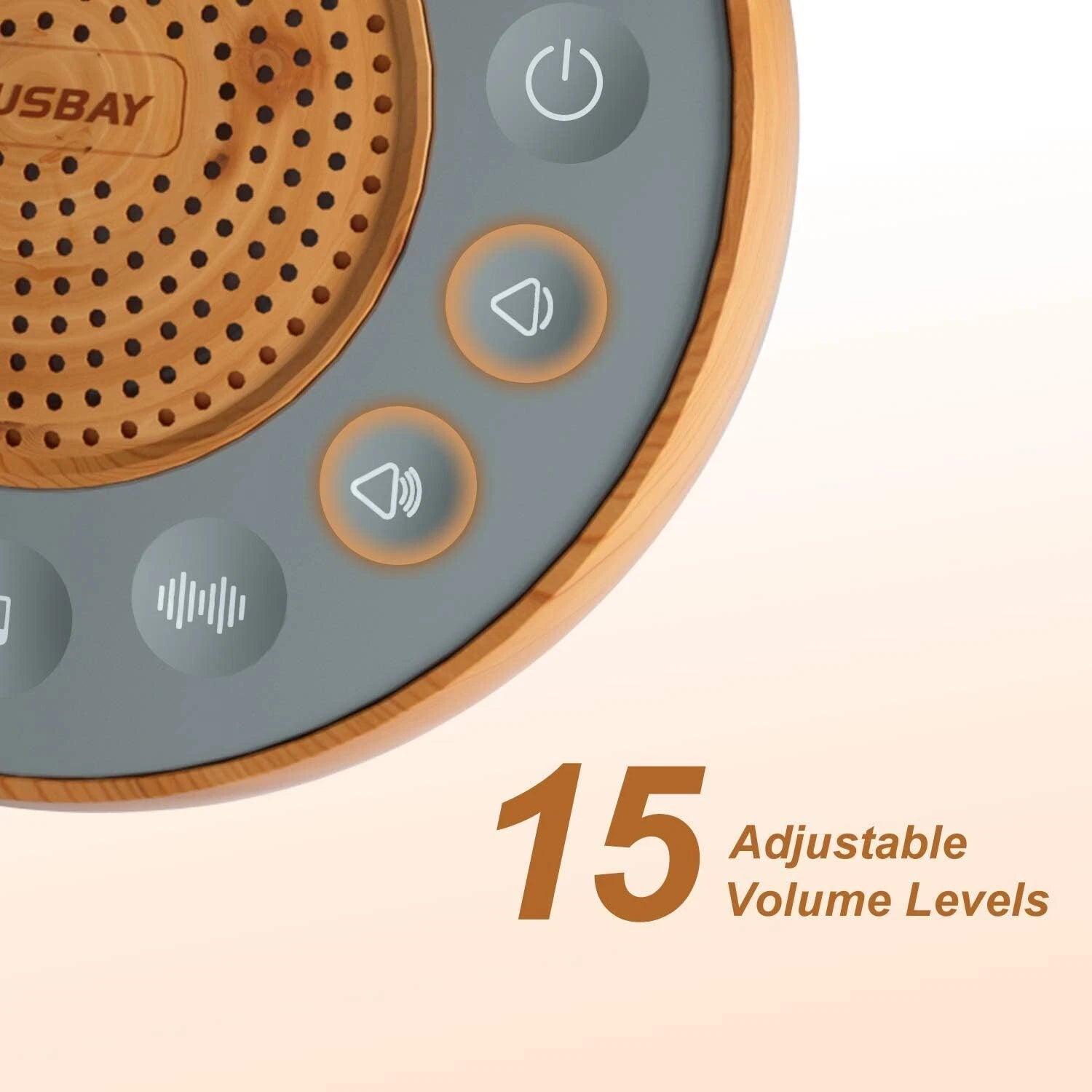 White noise machine with 31 soothing sounds, 5-watt loud stereo sound 07FC0E-D4 - KOEEK