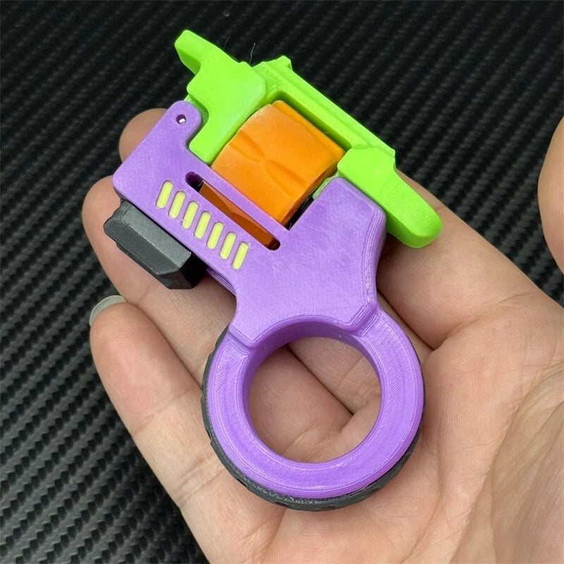 3D Printing Fidget Toys Creative Stress Relief Toys Plastic EDC Fidget Ring Hot 07FC0E-D4 - KOEEK