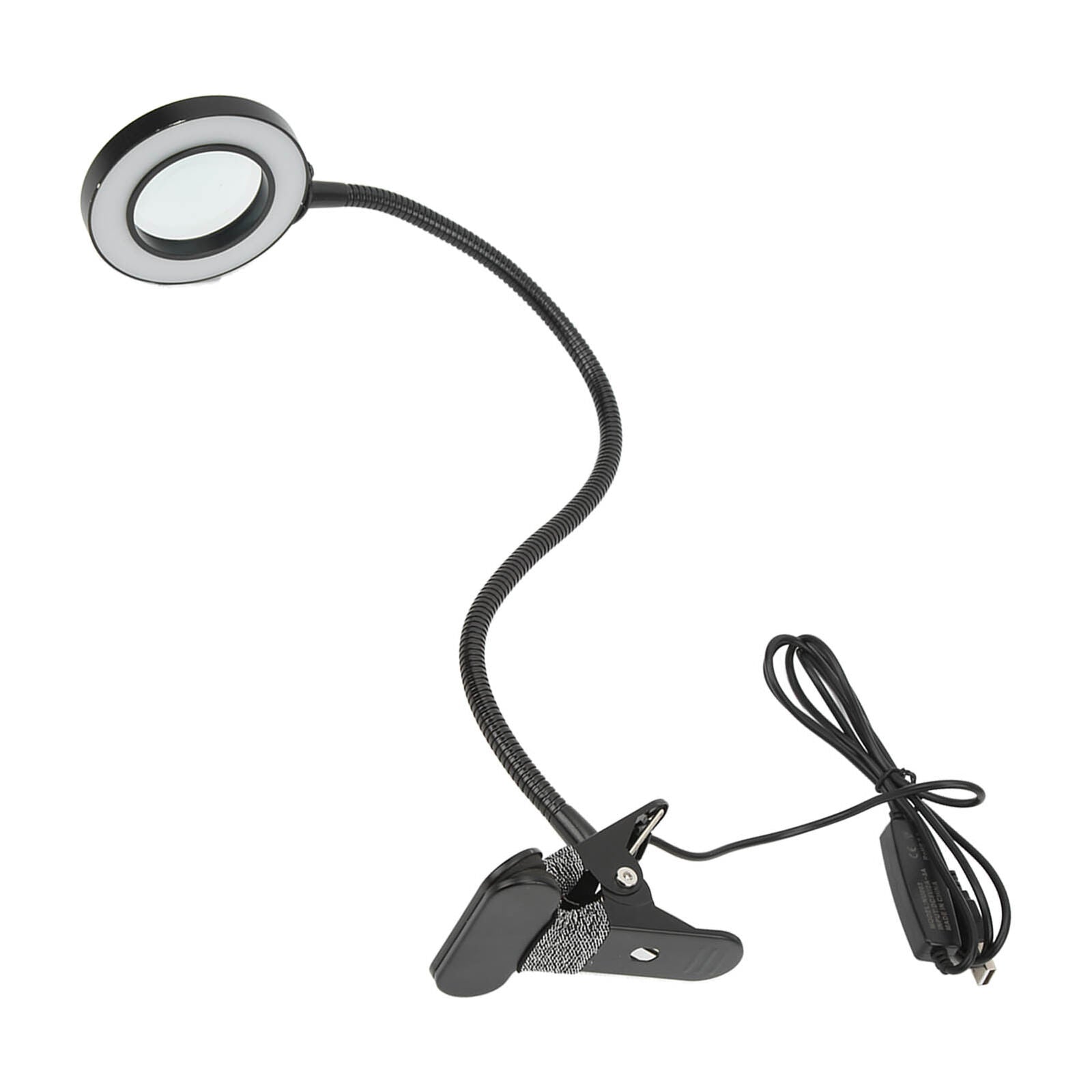 new Magnifying Lamp LED Light 3X Gooseneck With USB-Cable Adjustable Brightness koeek - KOEEK