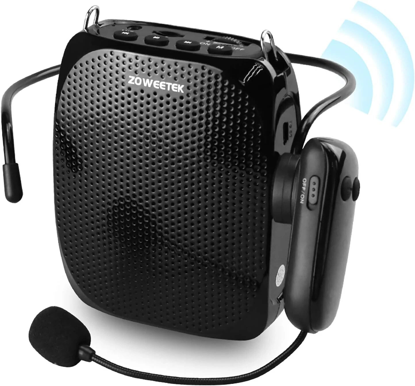 Teacher's loudspeaker (with 2 microphones), portable speaker amplifier 07FC0E-D4 - KOEEK