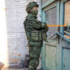 Replica Russian 6B46 EMR Armor Tactical Vest Molle Plate W/ AK Pouches Set Suit 07FC0E-D4 - KOEEK