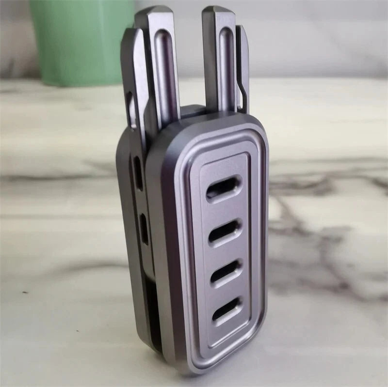 Titanium Alloy Fidget Slider Fashion Adult Metal Three-Layer Fidget Toy EDC 07FC0E-D4 - KOEEK