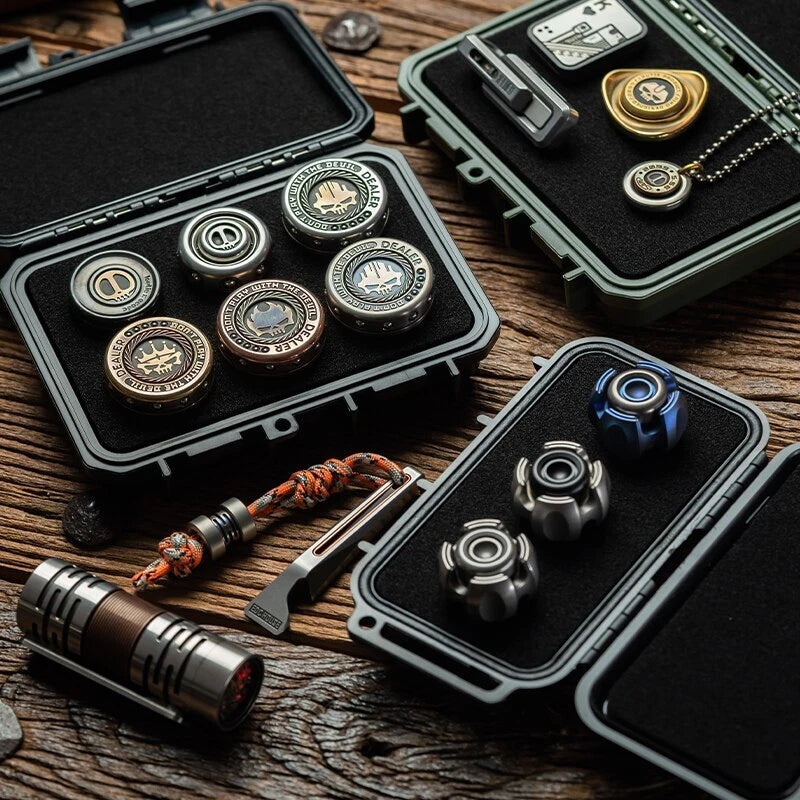 LAUTIE Portable Storage Box Waterproof  ABS Shockproof Slider Container EDC 07FC0E-D4 - KOEEK