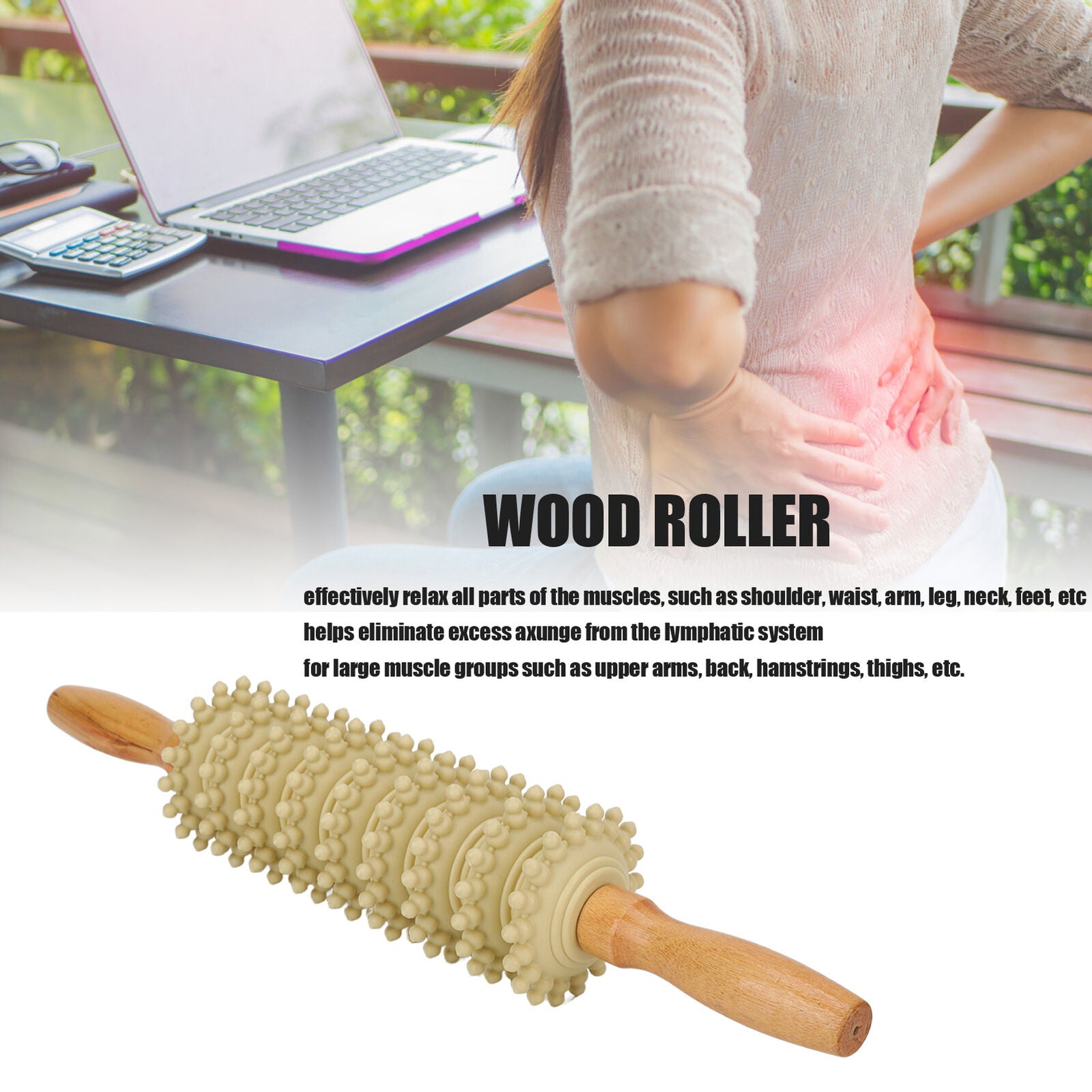 new Roller Trigger Points Thin Leg Release Cellulite Sore Fascia Massage Roller HGF koeek - KOEEK