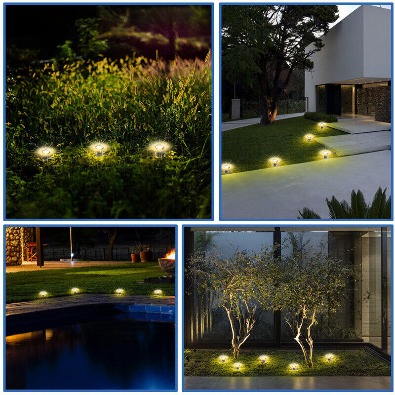 nye Luces LED Solares De Patio Lamparas Solares Patio Luz Solar Para Jardin 10 Luces