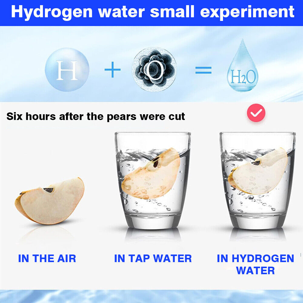 ny 1,5L Hydrogen Vandflaske Hydrogen Rich Bærbar Rich Hydrogen Water Generator