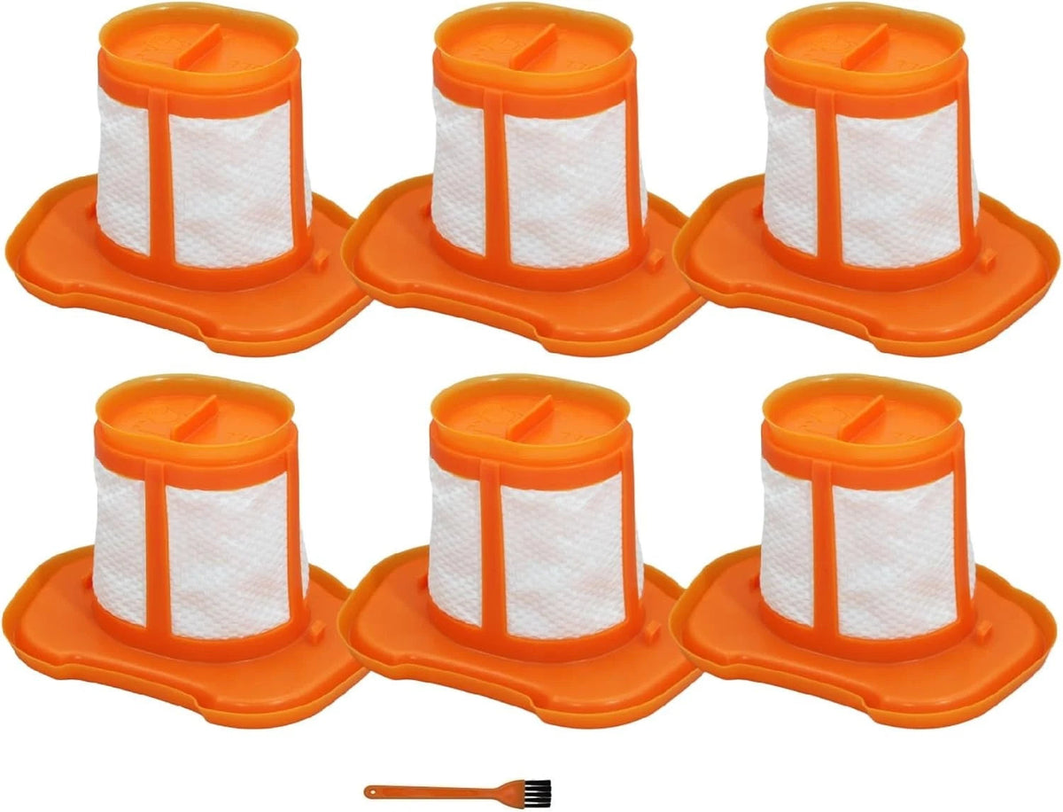 6-pack replacement filter cartridges  Suitable for handheld vacuum cleanermodels 07FC0E-D4 - KOEEK