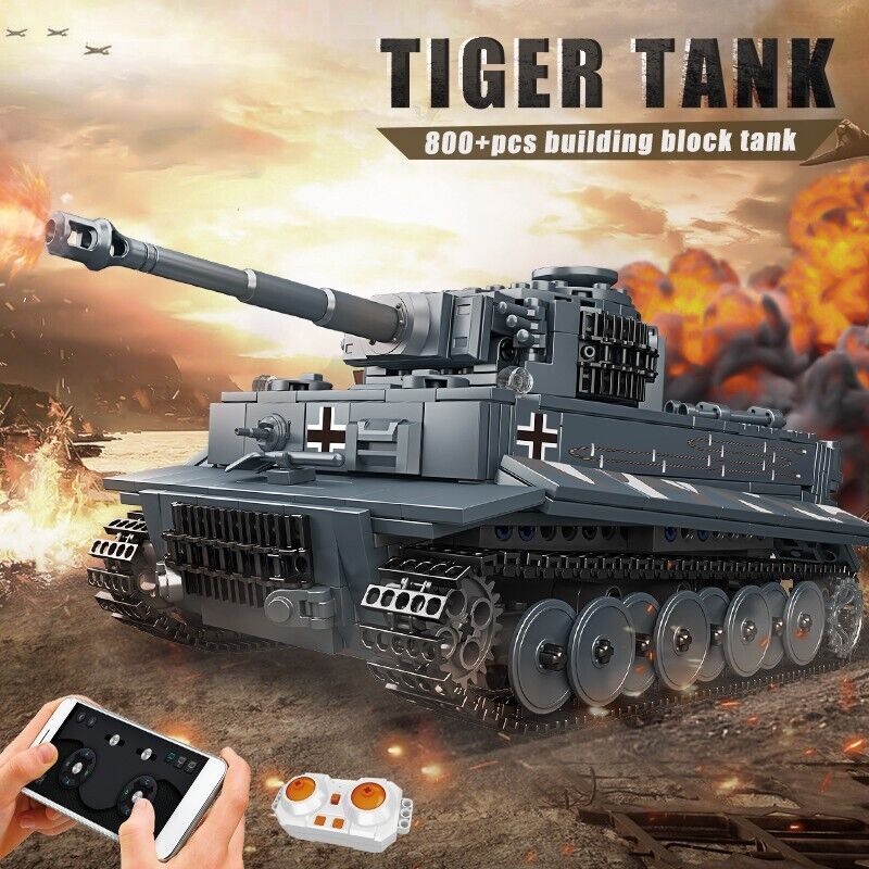 new Mould King 20014 Battle Tiger Tanker Remote Control Technic Building Blocks Kit MOULD KING - KOEEK