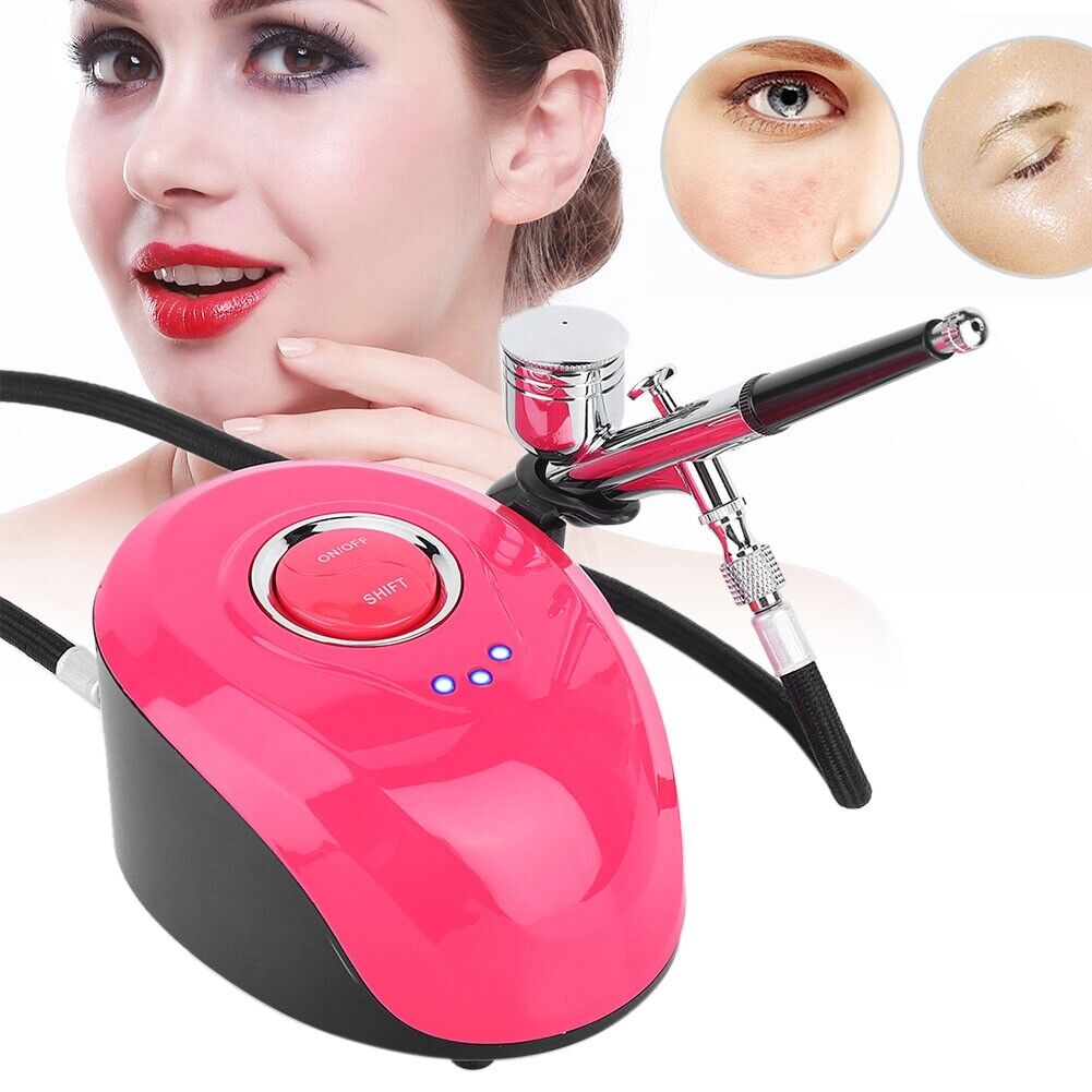 ny Moisturizing Oxygen Sprayer Machine Kompressor Device Pink EU