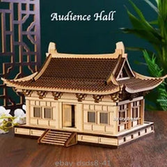 3D DIY Wooden House Chinese Traditional Puzzle with Light Building 07FC0E-D4 - KOEEK