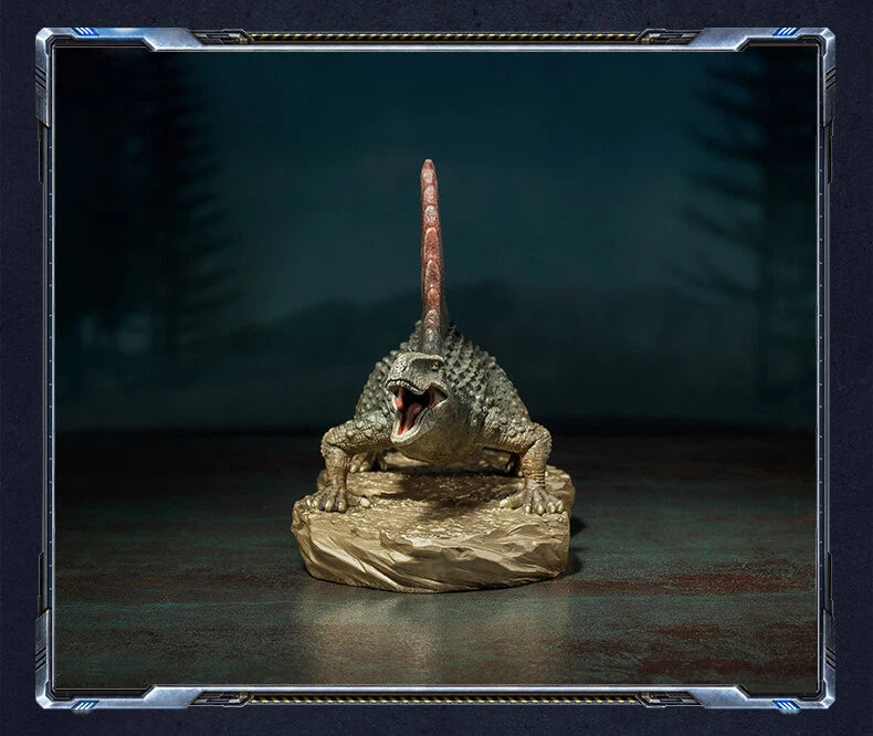 TONGSHIFU 1/20 Dimetrodon Model Brass Dinosaur Pelycosauria Statue Display Gift 07FC0E-D4 - KOEEK