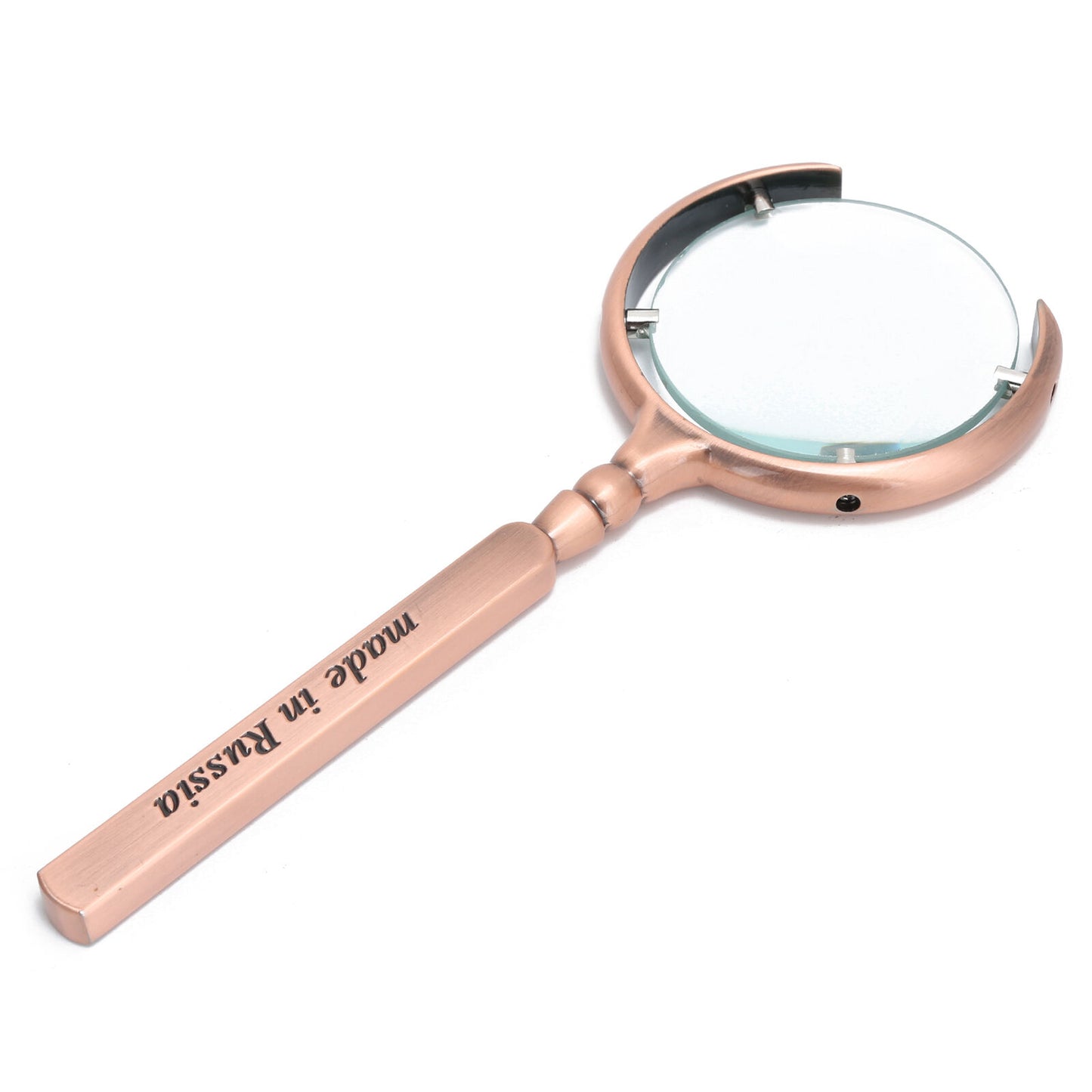 new Portable Handheld Magnifier X8 Magnifying Glass 60mm Lens Dia Bronze For Rea AP9 koeek - KOEEK