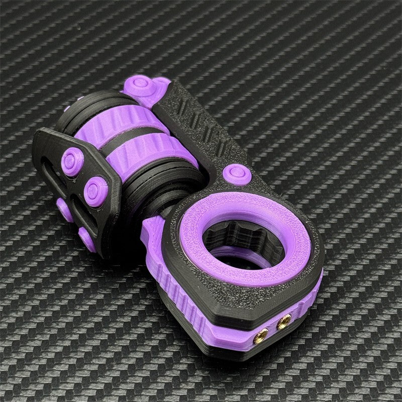 Novel and Cool EDC Fidget Toys Fashion Plastic Fidget Ring Stress Relief 07FC0E-D4 - KOEEK