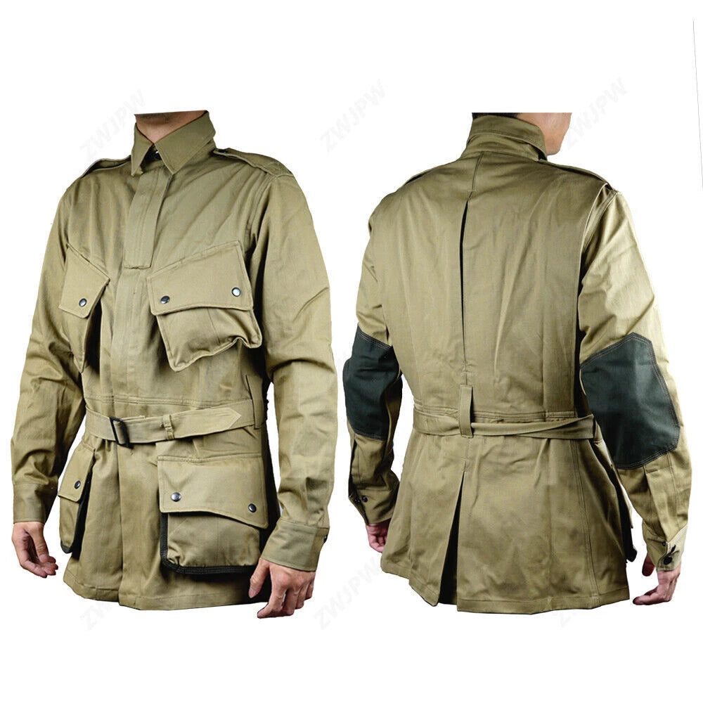 WWII US Airborne M1942 Jacket Paratrooper Repro American Army D-Day Uniform ARMY - KOEEK